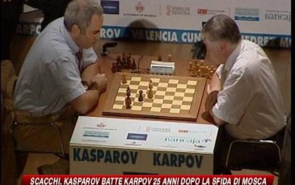 Scacchi, Kasparov batte Karpov 25 anni dopo