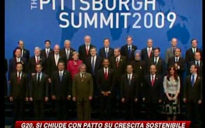 Il patto di Pittsburgh chiude G20, ora si guarda avanti