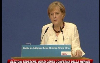 Germania al voto, la Merkel verso il bis