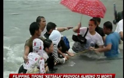 Tempesta tropicale sulle Filippine, almeno 60 morti