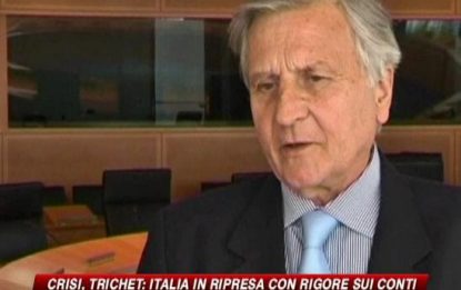 Trichet, fiducia all'Italia: può crescere molto di più