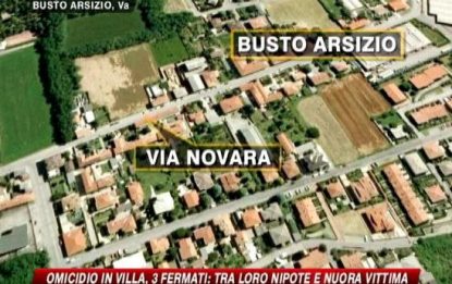 Omicidio in villa a Busto Arsizio: fermate tre persone
