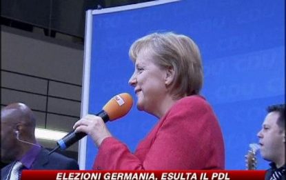 Elezioni Germania, esulta il Pdl