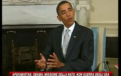 Obama: Afghanistan è missione Nato, non è battaglia Usa