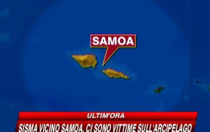Samoa, sisma con tsunami nel Pacifico. Ci sono vittime