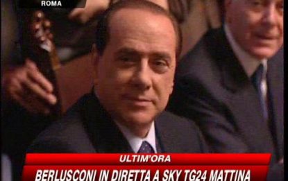 Berlusconi: "Fini ha diritto alla propria opinione"