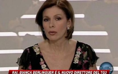 Rai, Bianca Berlinguer nuovo direttore del Tg3