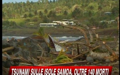 Tsunami isole Samoa, aiuti umanitari anche dall'Ue