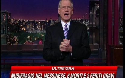 David Letterman: "Ricattato per flirt extraconiugale"