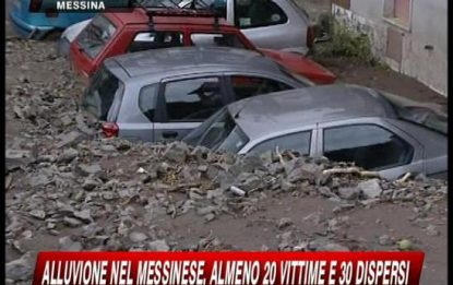 Nubifragio Messina, almeno 21 morti e 35 dispersi