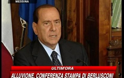Messina, Berlusconi: nubifragio previsto, daremo 1 mld
