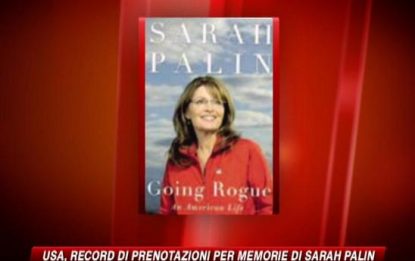 Le memorie di Sarah Palin superano Dan Brown
