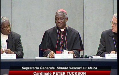 Sinodo africano, "Pronti per un papa nero"