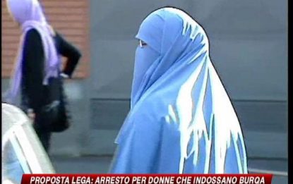 La Lega propone legge anti-burqa