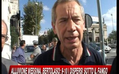 Alluvione a Messina, Bertolaso riduce bilancio dei dispersi