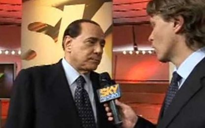 Il video di Berlusconi a SKY: il Milan mi piace com'è. Nessun innesto in difesa
