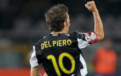 E' Del Piero il giocatore più amato dagli italiani