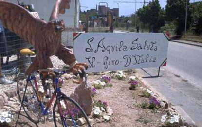 Il Giro in Abruzzo, omaggio in memoria dell'apocalisse