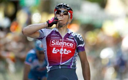 Vuelta, a Malaga scatto vincente di Gilbert: tappa e maglia