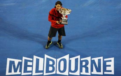 Nadal doma Federer in Australia, re anche sul veloce