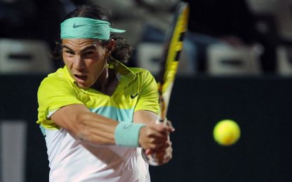 A Roma successi agevoli per Nadal, Federer e Djokovic
