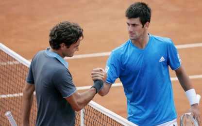 Roma. Ko Federer e Gonzalez, la finale è Djokovic-Nadal