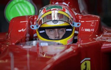 epa01833353 Italian Formula One driver Luca Badoer of Scuderia Ferrari  sits in his race car during the qualifying session  the Grand Prix of Europe at the Valencia Street Circuit in Valencia, Spain, 22 August 2009. The Grand Prix of Europe will take place on Sunday, 23rd August 2009.  EPA/VALDRIN XHEMAJ