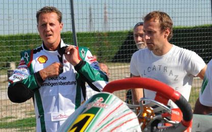 Schumacher fa il bis: seconda giornata sui kart a Lonato