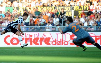 La Juve risponde con Diego all'Inter, Roma ko 3-1