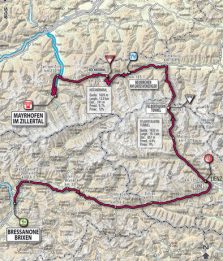 Si sconfina in Austria per la tappa più lunga del Giro