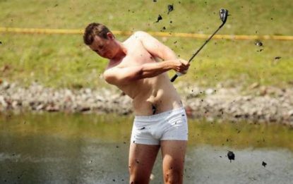In buca in mutande: scandalo al World Championship di golf