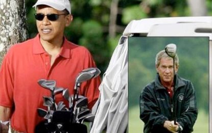 Golf, con Bill Clinton al torneo dei Presidenti