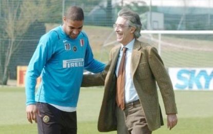 Moratti: Adriano al Milan non è un problema. Pandev ci piace
