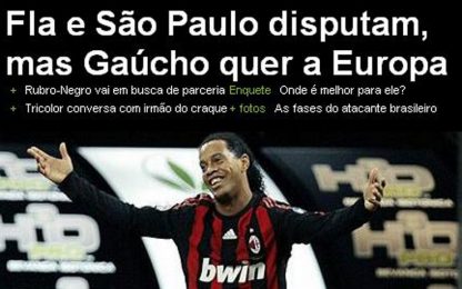 Brasile, il San Paolo sulle tracce di Ronaldinho