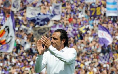 Fiorentina, tifosi con Prandelli: "Cesare, Firenze ti ama"