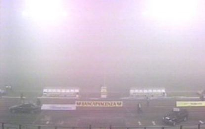 La nebbia ferma Modena e Rimini, gara sospesa