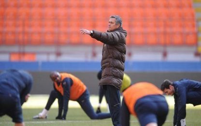 Inter, un allenamento speciale in vista del Manchester