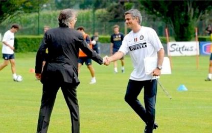 Moratti: "Prima di Inter-Juve la tensione è un classico"