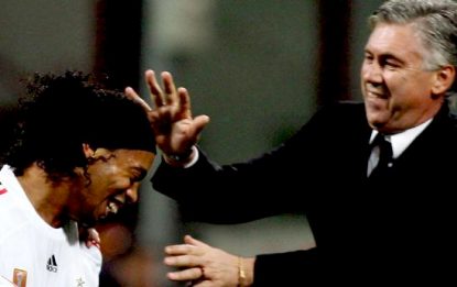 Ancelotti: "Confido in Ronaldinho, che sta leggendo Gomorra"