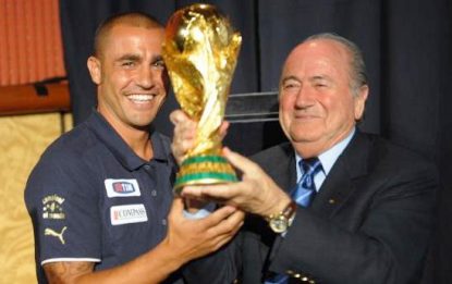 Blatter premia l'Italia e si fa perdonare da Cannavaro