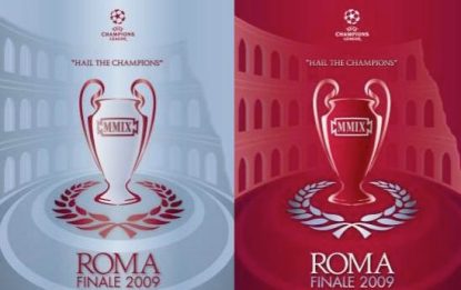 Ave Champions! Ecco il logo della finale di Roma