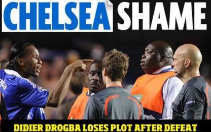 Champions, la stampa si scatena contro l'arbitro e Drogba