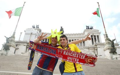 I tifosi del Barcellona si fanno benedire dal Papa