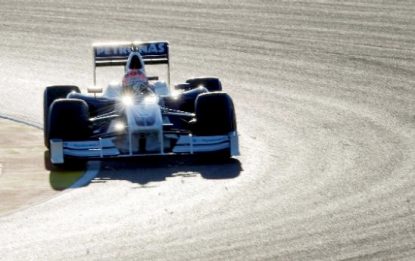 Kubica, primi giri sulla F1.09 e un pensiero: "Evviva Kakà"