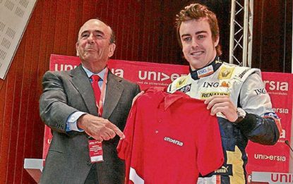 Alonso fa saltare il banco, in Ferrari con Santander