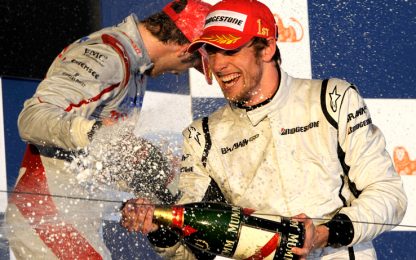 F1, Button re d'Australia: ''La doppietta è un sogno''