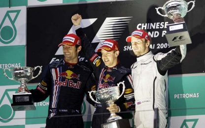 Cina, Button: ''Oggi le Red Bull erano imprendibili''