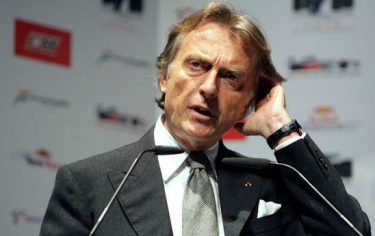 Luca di Montezemolo, Chairman of Ferrari and FOTA, gestures during a Formula One Teams Association (FOTA) media conference, Thursday, March 5, 2009, in Geneva, Switzerland. Following its formation last September, FOTA created three working groups, whose remit has been to focus on the technical, sporting and commercial aspects of Formula One and recommend developments in each of those areas. (AP Photo/Keystone, Martial Trezzini)