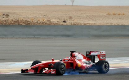 Ferrari, altri 116 giri per la F60 in Bahrain