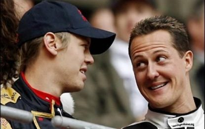 F1, Schumacher tifa per Vettel: ''Tutto è ancora possibile''